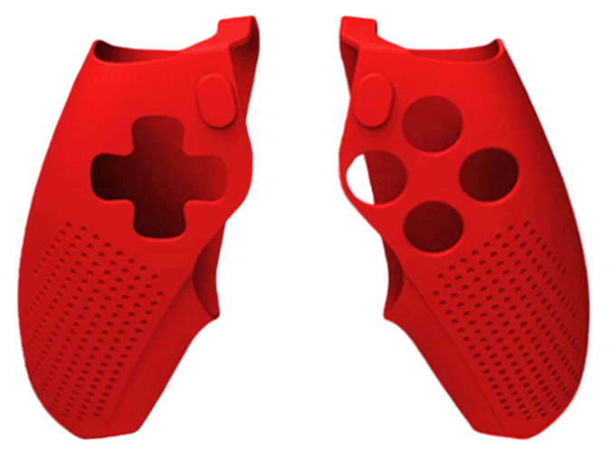 Dobe Split PS5 DualSense Controller Grip Silicone Cover Case - Red  for sale in Egypt from Games2Egypt