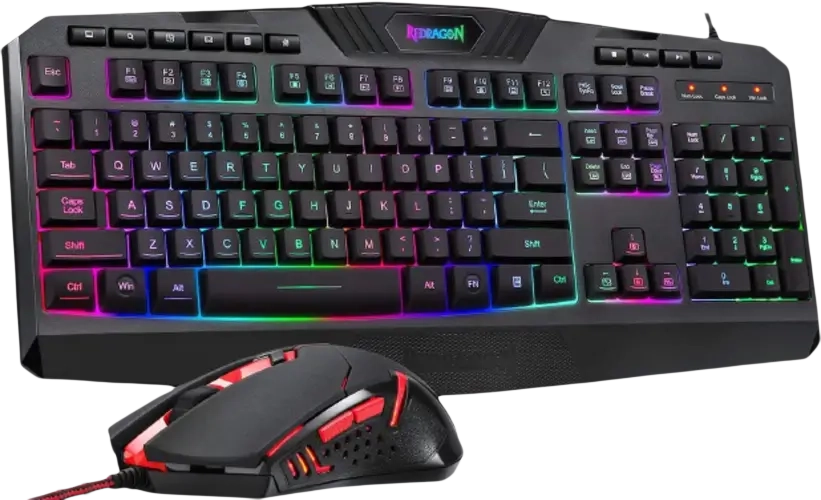 Redragon S101 Wired RGB Gaming Keyboard and Mouse Combo  for sale in Egypt from Games2Egypt