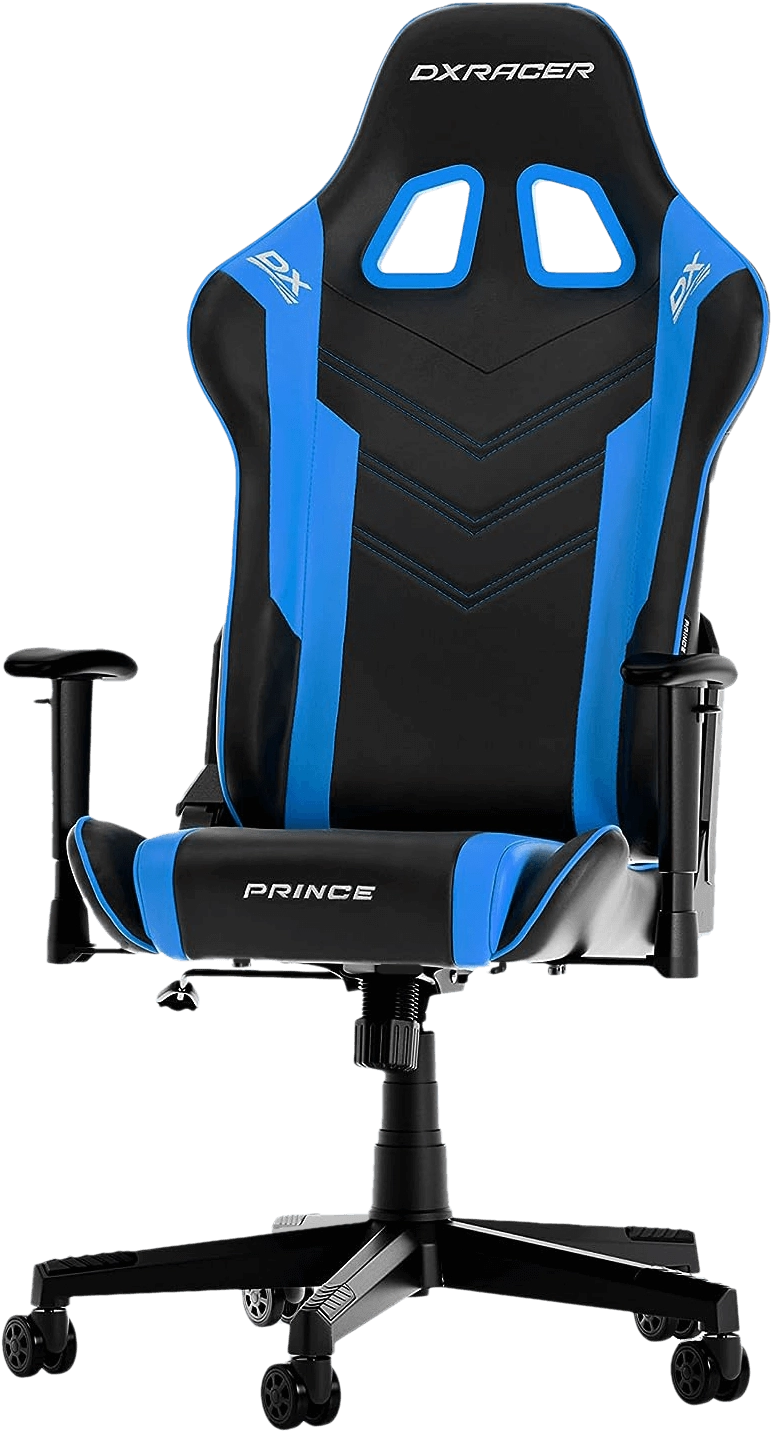 DXRACER Prince series Gaming Chair - Black and Blue  for sale in Egypt from Games2Egypt