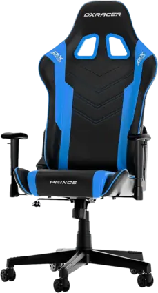 DXRACER Prince series Gaming Chair - Black and Blue