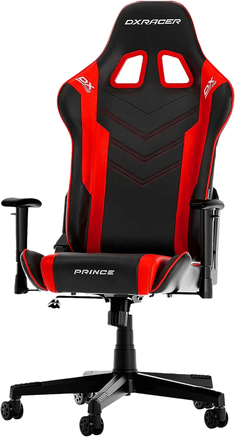 DXRACER Prince Series Gaming Chair  - Black and Red  for sale in Egypt from Games2Egypt