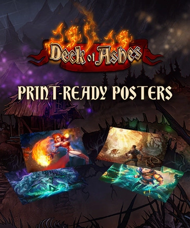 Deck of Ashes - Print-Ready Posters  for sale in Egypt from Games2Egypt