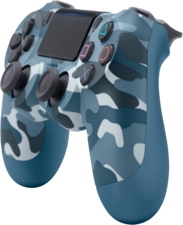 DUALSHOCK 4 PS4 Controller - Blue Camouflage - Used  for sale in Egypt from Games2Egypt