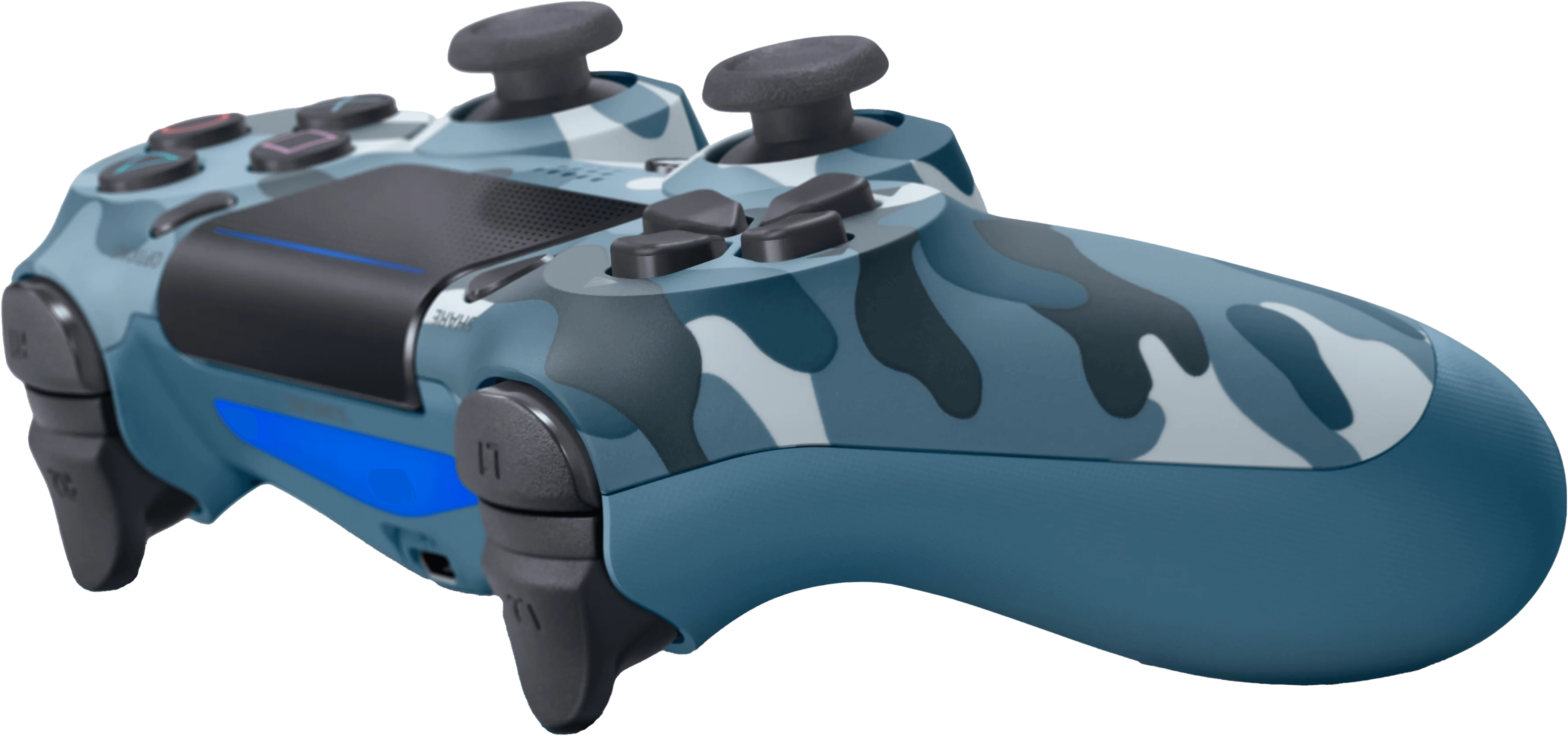 DUALSHOCK 4 PS4 Controller - Blue Camouflage - Used  for sale in Egypt from Games2Egypt