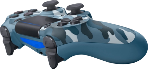 DUALSHOCK 4 PS4 Controller - Blue Camouflage - Used  for sale in Egypt from Games2Egypt