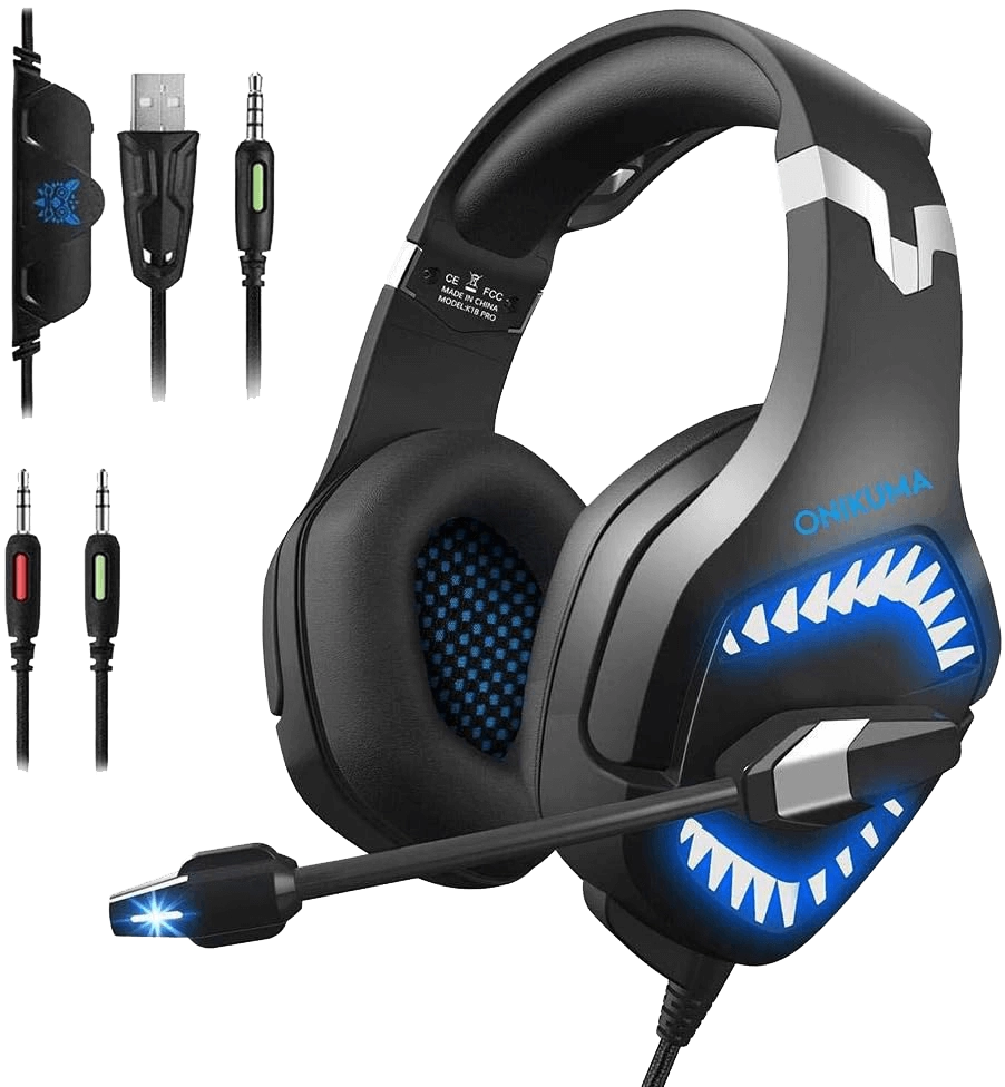 Onikuma K1B Pro Gaming Headset - Blue and Black  for sale in Egypt from Games2Egypt