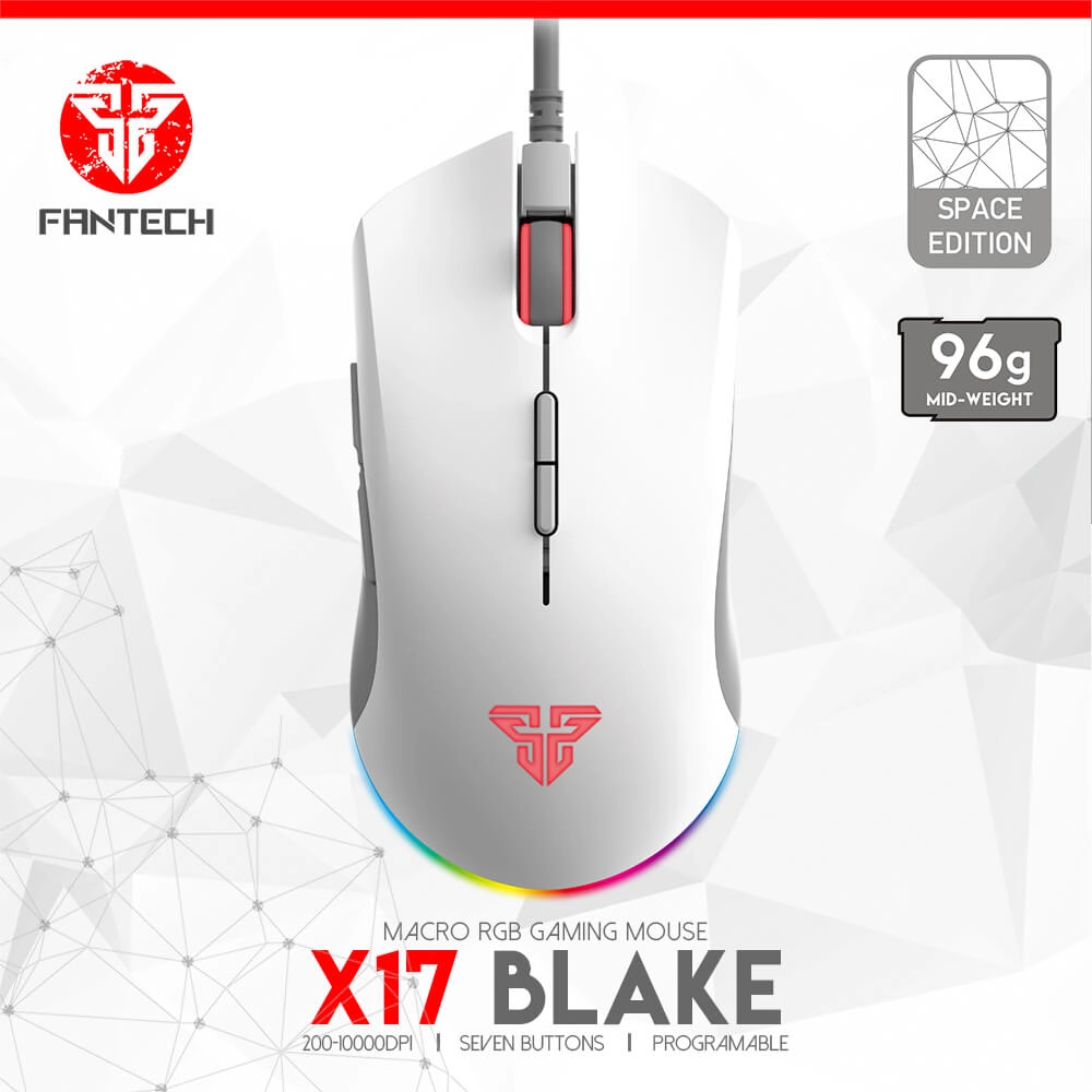 Fantech BLAKE X17 Gaming Mouse - White  for sale in Egypt from Games2Egypt