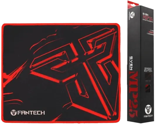 Fantech MP25 Gaming Mouse Pad - Black and Red