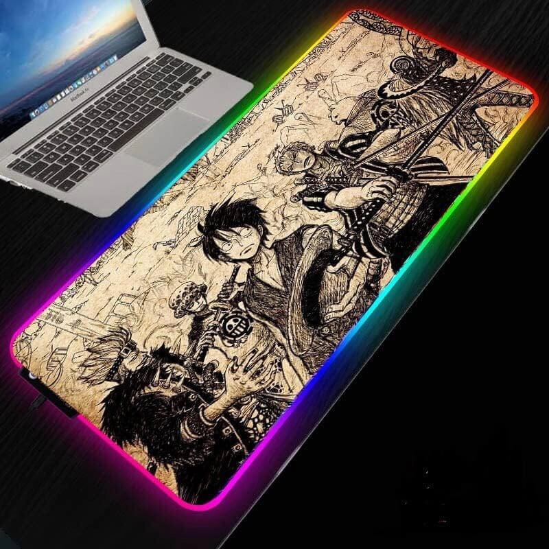 One Piece RGB Gaming Mouse Pad - 80x30 cm (XL)  for sale in Egypt from Games2Egypt