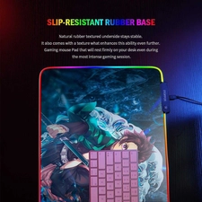 Demon Slayer RGB Gaming Mouse Pad - 80x30 cm (Large)  for sale in Egypt from Games2Egypt