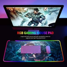 Demon Slayer RGB Gaming Mouse Pad - 80x30 cm (Large)  for sale in Egypt from Games2Egypt