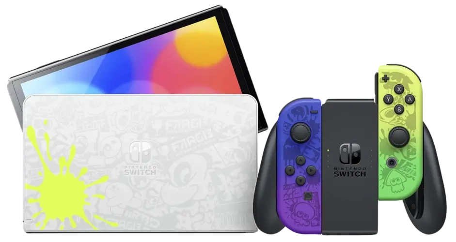 Nintendo Switch OLED Console Splatoon Edition - Used