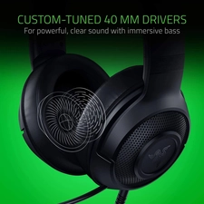 Razer Kraken X Essential Wired Gaming Headset - Black  for sale in Egypt from Games2Egypt