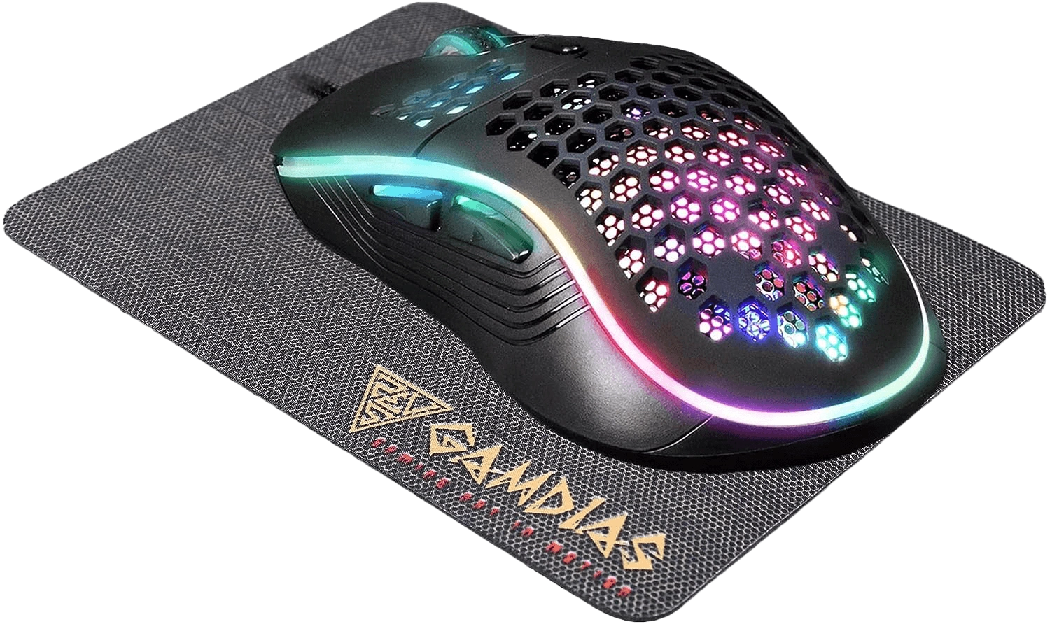 GAMDIAS Zeus M4 RGB Wired Gaming Mouse + Mouse Pad  for sale in Egypt from Games2Egypt