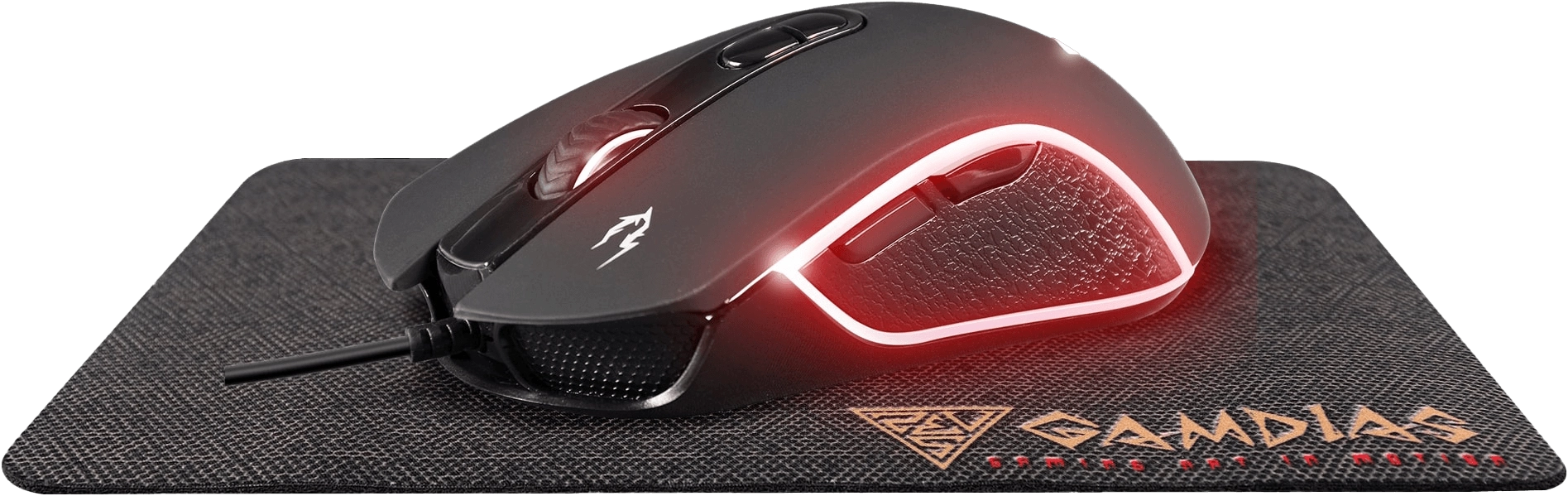 GAMDIAS Zeus E3 RGB Gaming Mouse + Mouse Pad  for sale in Egypt from Games2Egypt