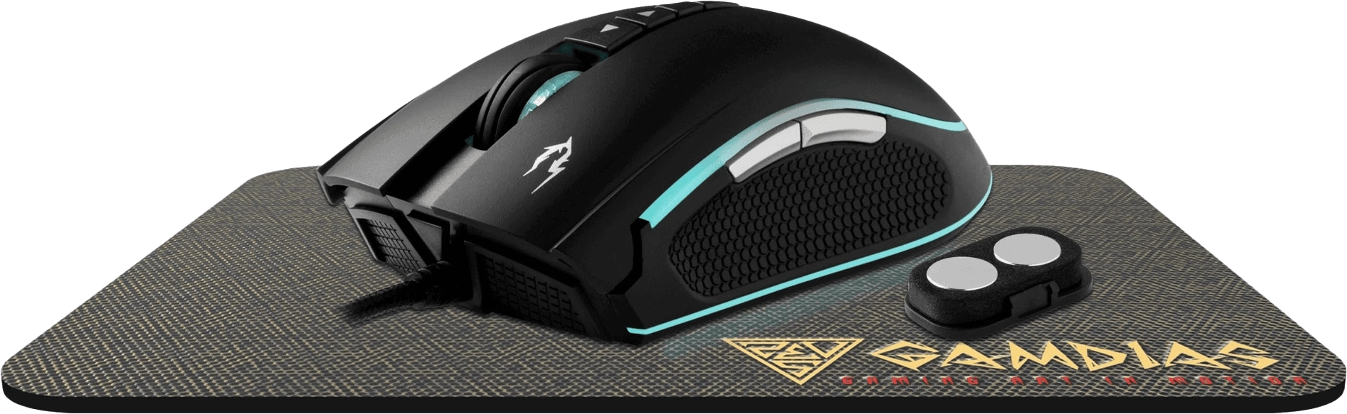 GAMDIAS Zeus M2 Gaming Mouse + Mouse Pad  for sale in Egypt from Games2Egypt