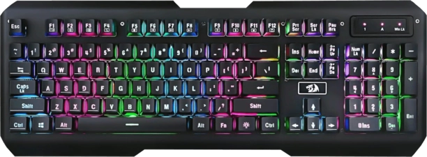 Redragon K506 Centaur Rainbow Backlit Wired Gaming Keyboard - Black -  for sale in Egypt from Games2Egypt