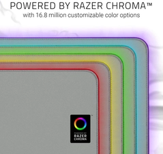 Razer Goliathus Chroma RGB - Extended Gaming Mouse pad - Mercury White  for sale in Egypt from Games2Egypt