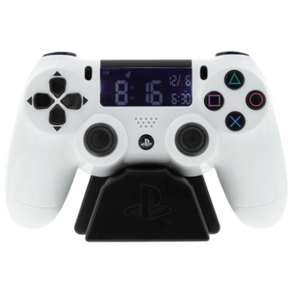 Paladone PS4 Controller Alarm Clock - White