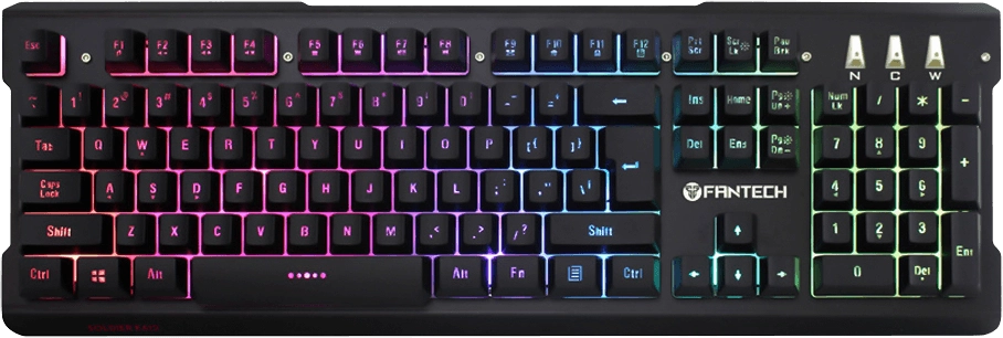 Fantech Soldier K612 RGB Membrane Gaming Keyboard - Black  for sale in Egypt from Games2Egypt