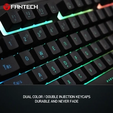 Fantech Soldier K612 RGB Membrane Gaming Keyboard - Black  for sale in Egypt from Games2Egypt