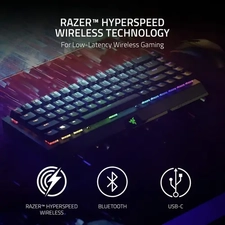 Razer BlackWidow V3 Mini Hyperspeed Wireless Keyboard with Green Switches - Open Sealed  for sale in Egypt from Games2Egypt