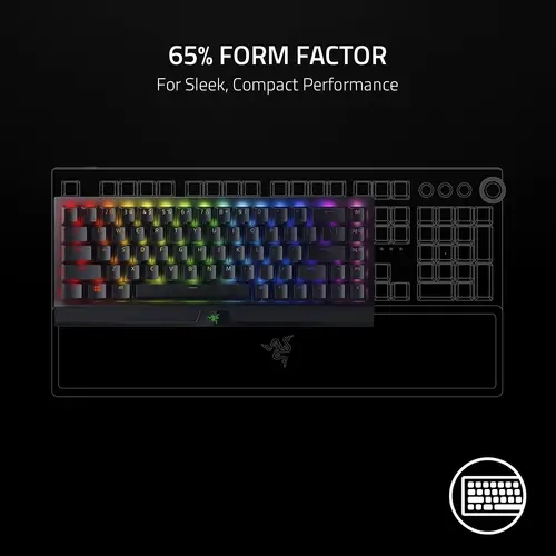 Razer BlackWidow V3 Mini Hyperspeed Wireless Keyboard with Green Switches - Open Sealed  for sale in Egypt from Games2Egypt