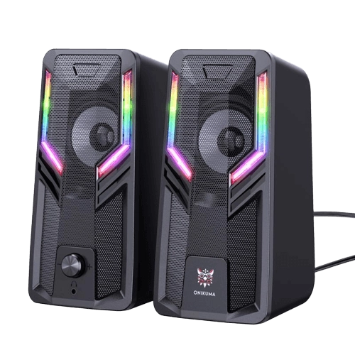 ONIKUMA G6 Wired RGB Gaming Speakers - Black  for sale in Egypt from Games2Egypt