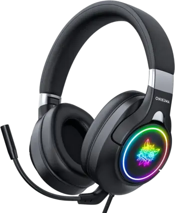 Onikuma K15 RGB Gaming Headset - Black