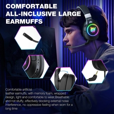 Onikuma K15 RGB Gaming Headset - Black  for sale in Egypt from Games2Egypt