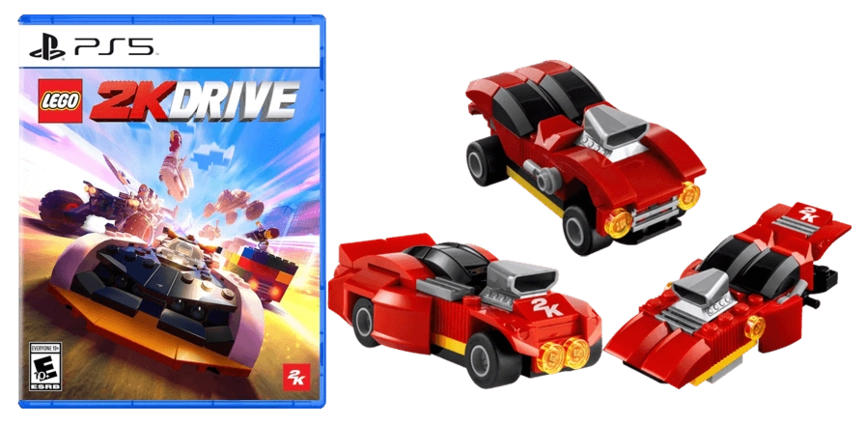 Lego 2K Drive Game + 3-in-1 Aquadirt Racer Toy - PS5