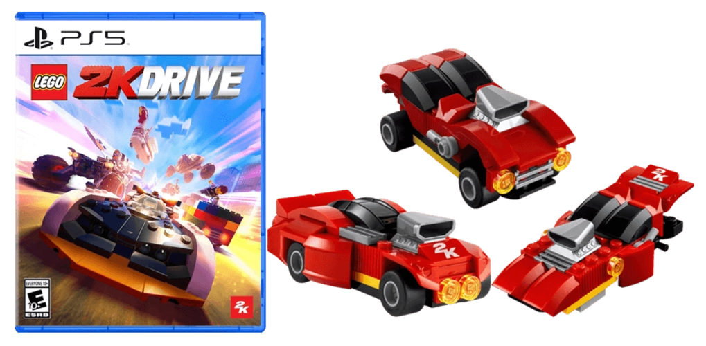 Lego 2K Drive Game + 3-in-1 Aquadirt Racer Toy - PS5