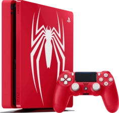 PlayStation 4 Console Slim 1TB - Limited Edition Marvel's Spider Man - Used