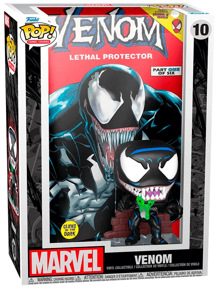 Funko Pop! Marvel - Venom with Lethal Protector Comic Cover  for sale in Egypt from Games2Egypt