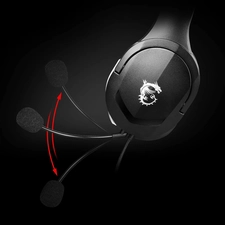 MSI Immerse GH20 Wired Gaming Headset - Black  for sale in Egypt from Games2Egypt