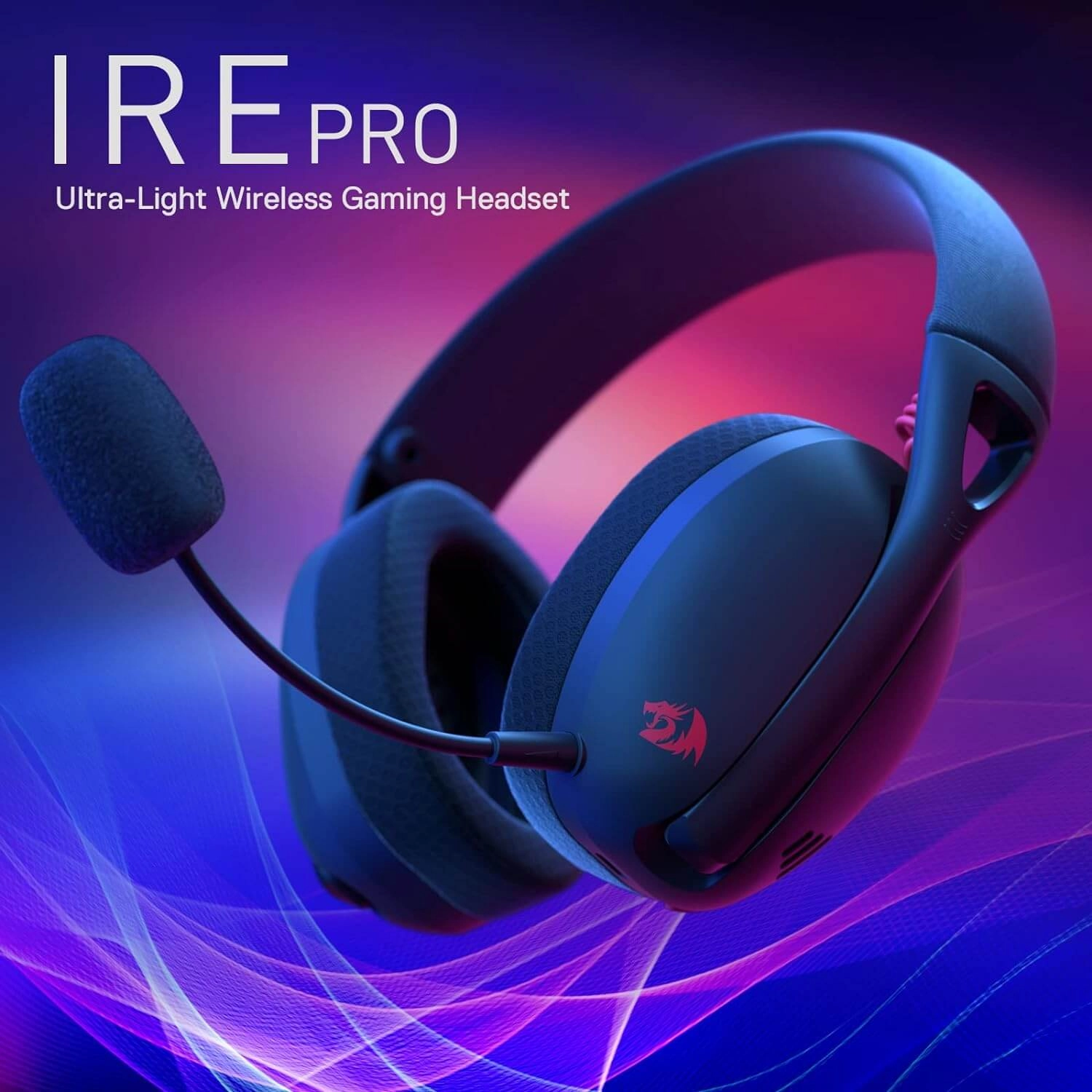 Redragon H848 Wireless Gaming Headset - Black  for sale in Egypt from Games2Egypt