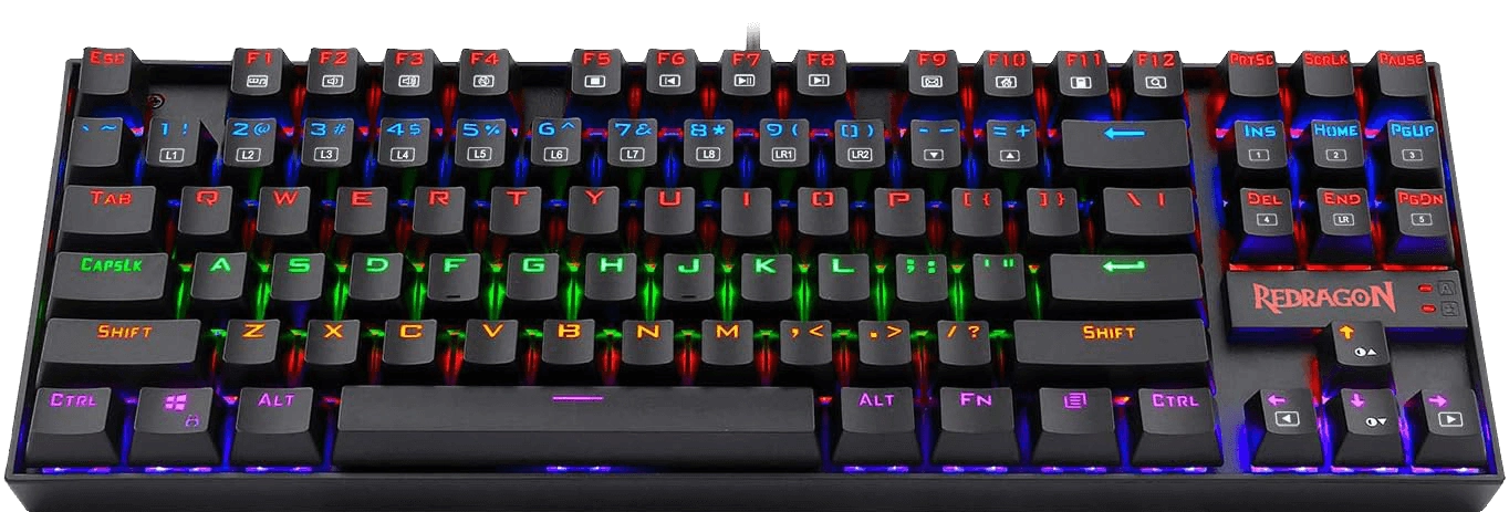 Redragon K568 DARK AVENGER Mechanical Wired Gaming Keyboard with Brown Switches  for sale in Egypt from Games2Egypt