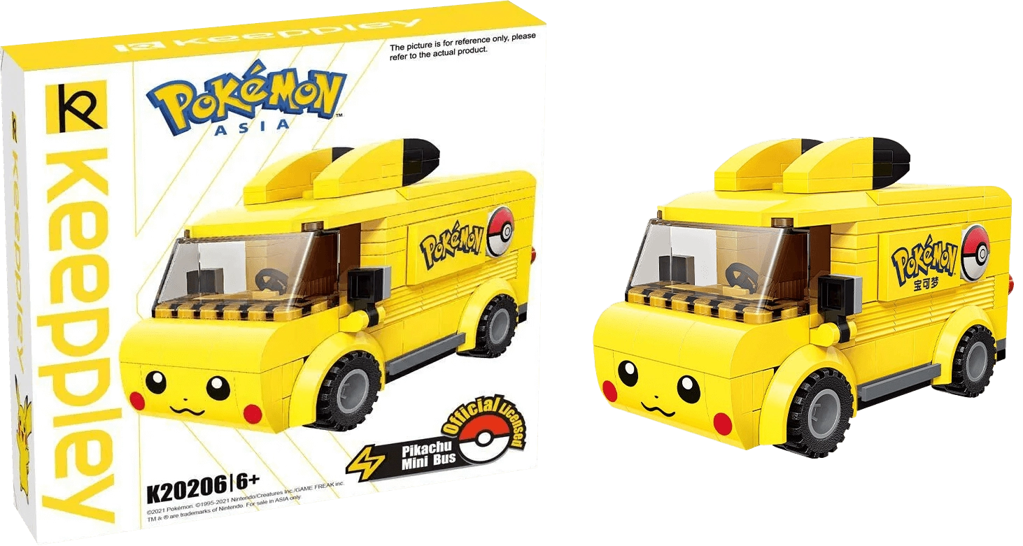 Keeppley Pokemon Pikachu Mini Bus Building Toy  for sale in Egypt from Games2Egypt