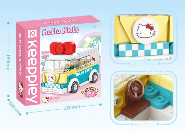 Keeppley Hello Kitty Mini Bus Building Toy  for sale in Egypt from Games2Egypt