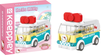 Keeppley Hello Kitty Mini Bus Building Toy  for sale in Egypt from Games2Egypt