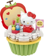 Keeppley Hello Kitty Apple Cupcake Building Toy Action Figure -  for sale in Egypt from Games2Egypt