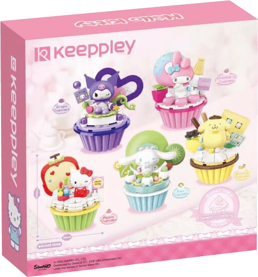 Keeppley Hello Kitty Apple Cupcake Building Toy Action Figure  for sale in Egypt from Games2Egypt