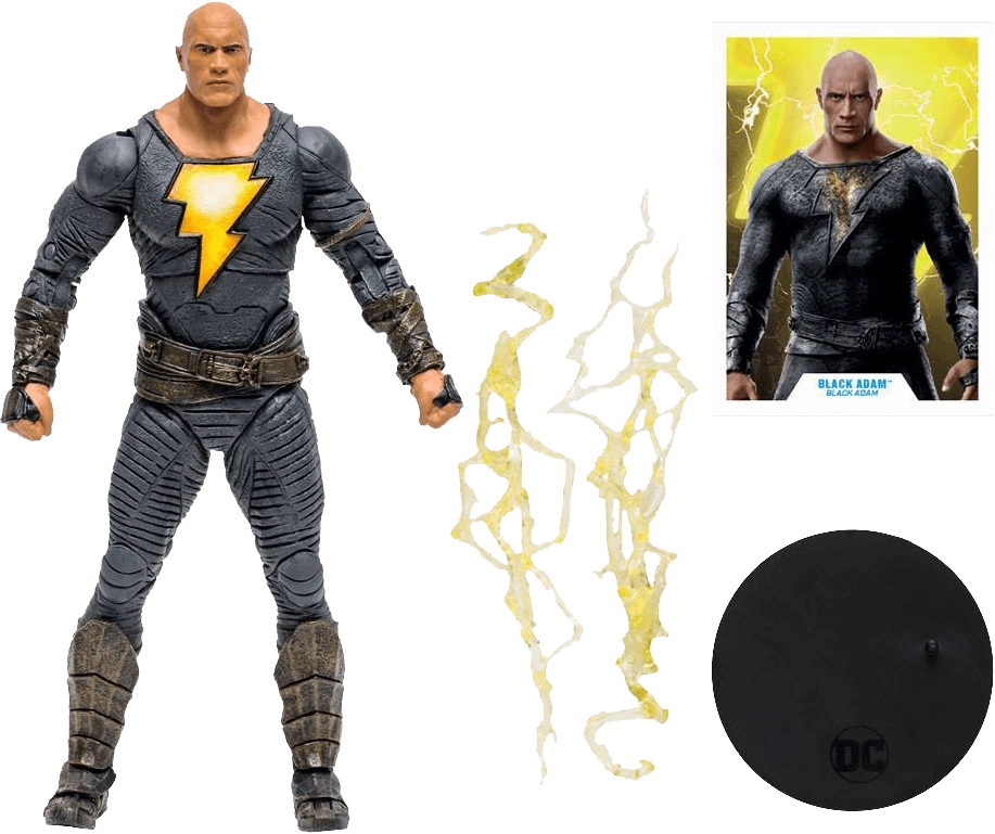 DC Black Adam Movie Black Adam Action Figure - 18 cm  for sale in Egypt from Games2Egypt