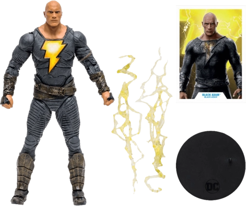 DC Black Adam Movie Black Adam Action Figure - 18 cm