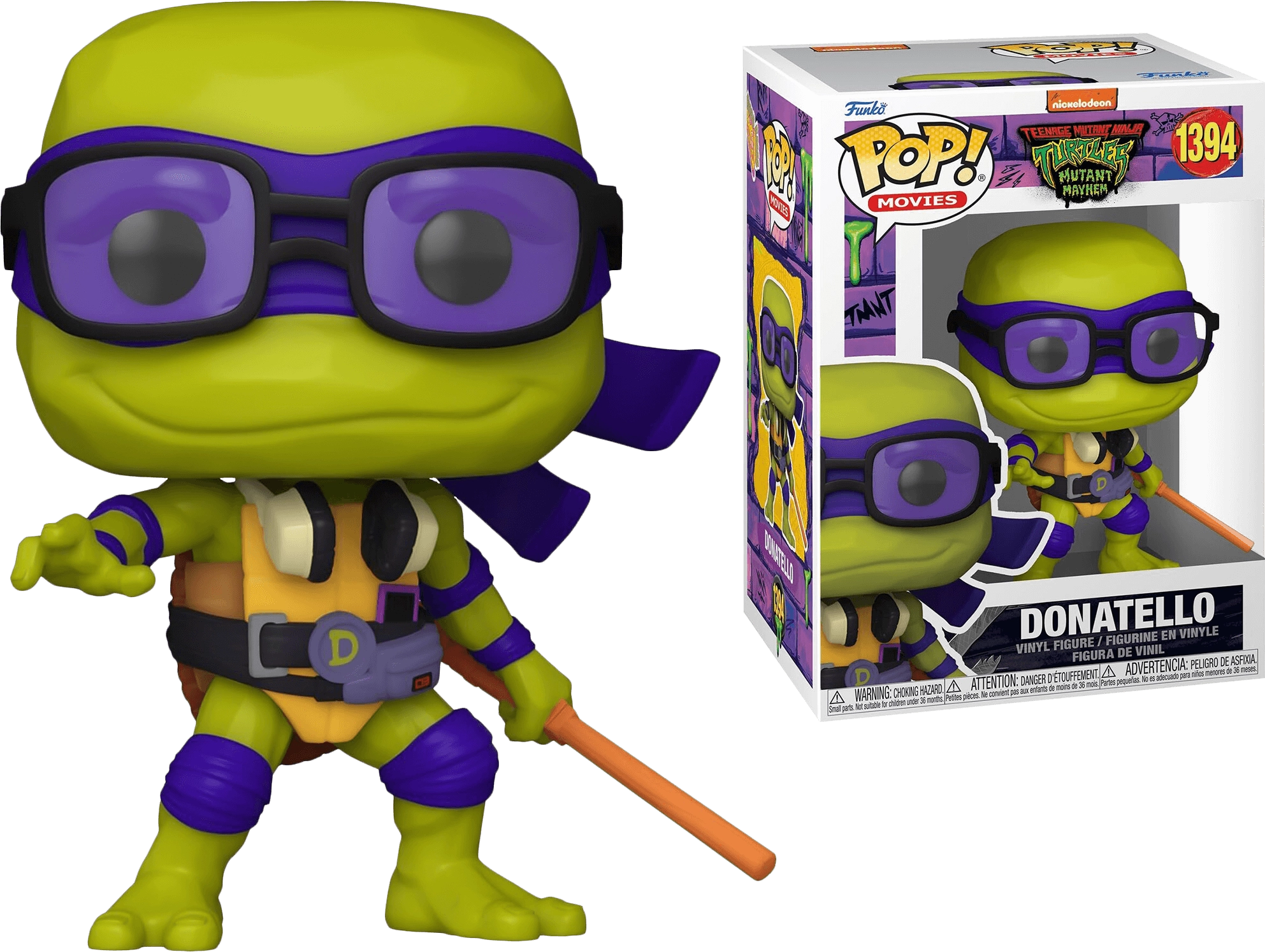 Funko Pop! Movies: Teenage Mutant Ninja Turtle - Donatello  for sale in Egypt from Games2Egypt