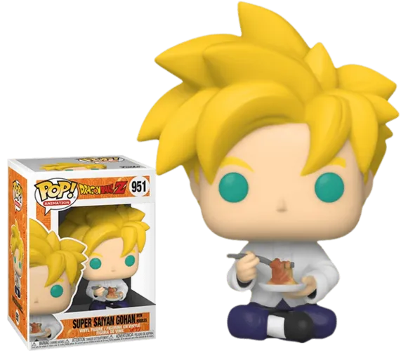 Funko Pop! Anime: Dragon Ball Z S9 - Super Saiyan Gohan with Noodles