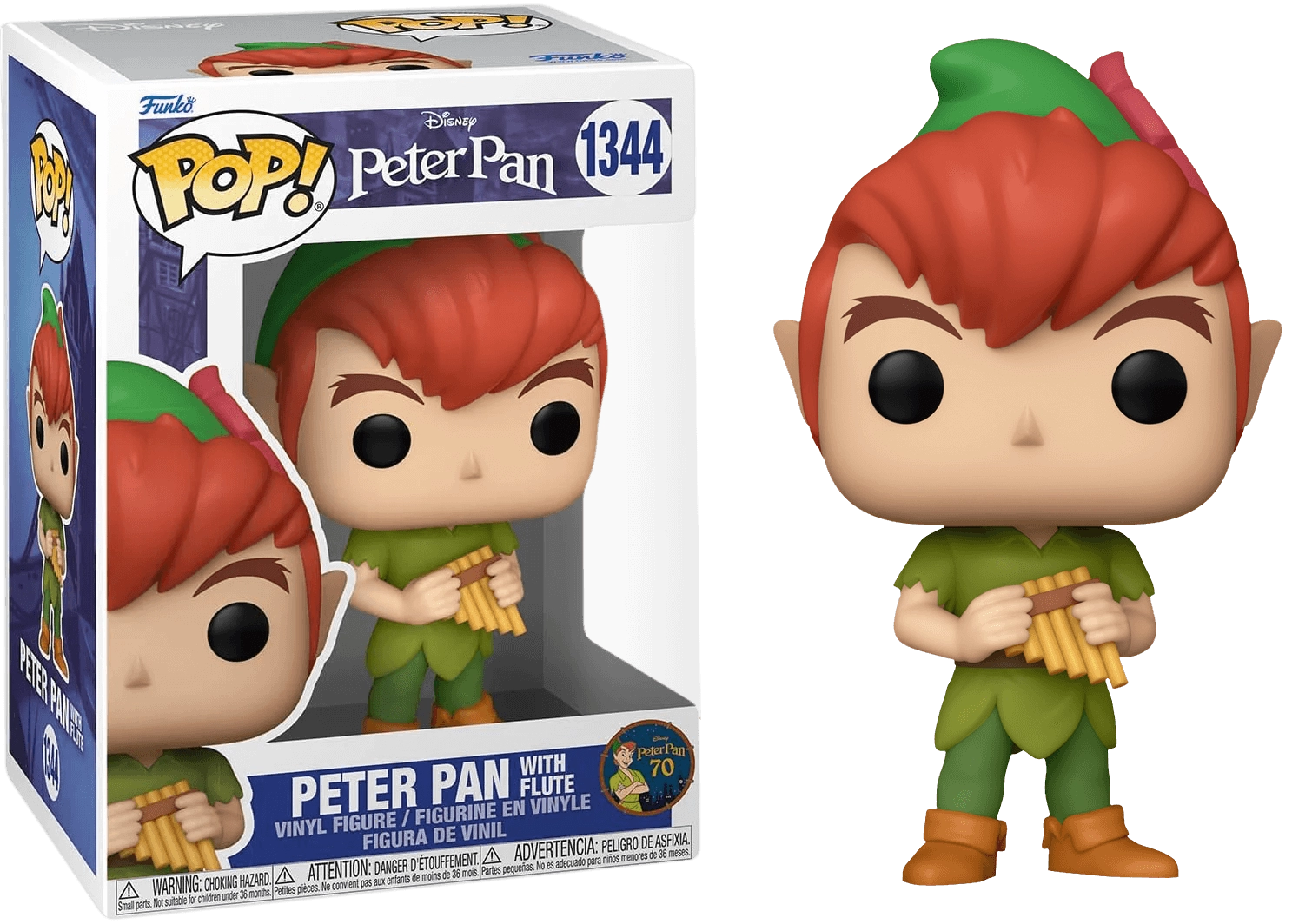 Funko Pop! Disney: Peter Pan with Flute  for sale in Egypt from Games2Egypt