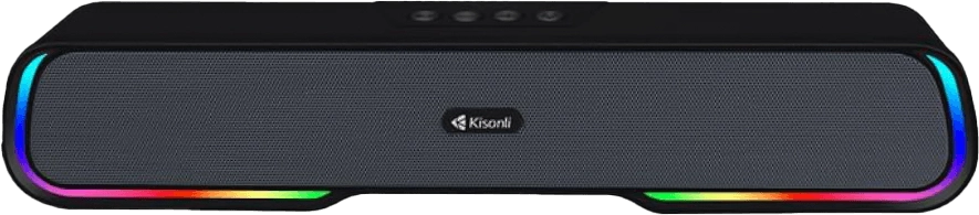 Kisonli LED-913 Bluetooth Karaoke Soundbar Speaker - Grey  for sale in Egypt from Games2Egypt