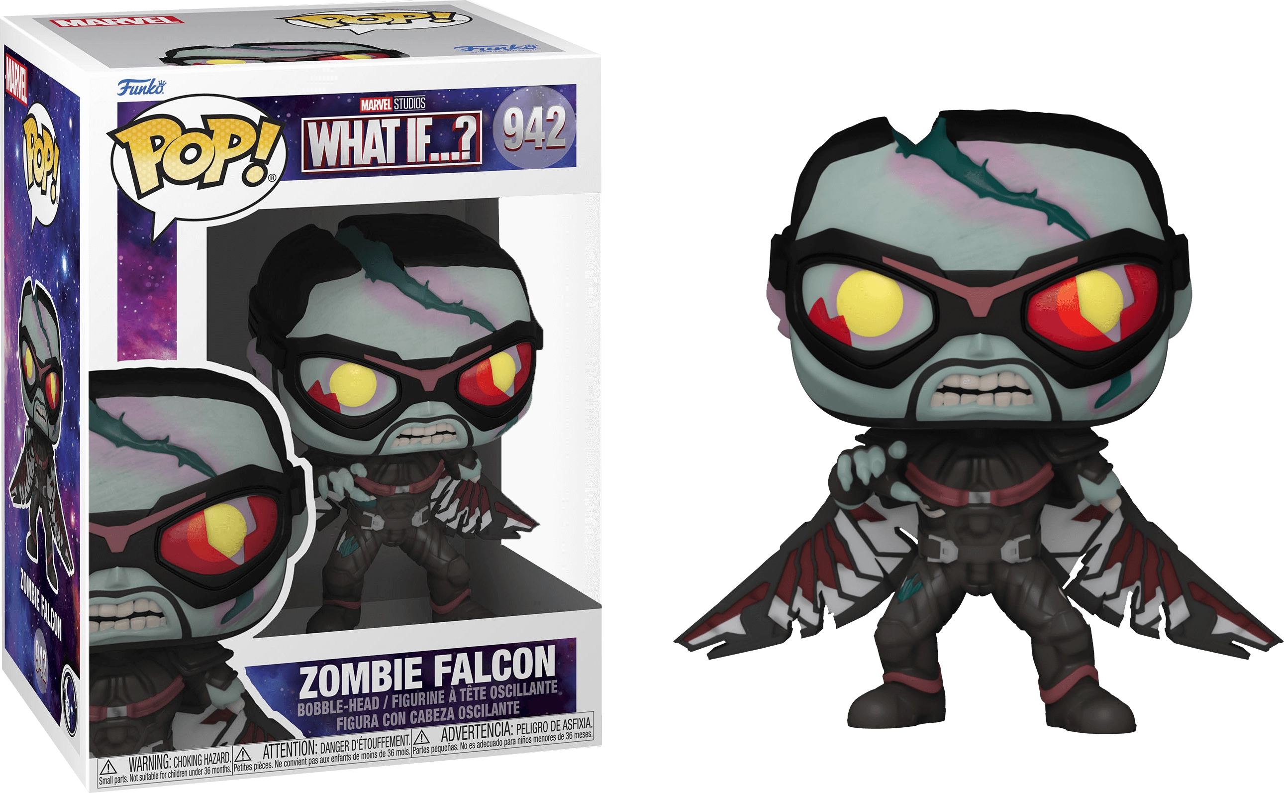 Funko Pop! Marvel: What If...? Zombie Falcon  for sale in Egypt from Games2Egypt