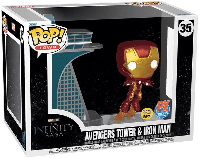 Funko Pop! Marvel: Tower and Iron Man  for sale in Egypt from Games2Egypt